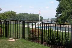 Aluminum-Black-Sentry-with-Arched-Gate_14