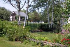Aluminum-Black-Sentry-with-Arched-Gate_15